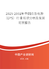 2025-2031年中國應(yīng)急電源(EPS)行業(yè)現(xiàn)狀分析及發(fā)展前景報(bào)告 2025-2031年中國應(yīng)急電源(EPS)行業(yè)現(xiàn)狀分析及發(fā)展前景報(bào)告