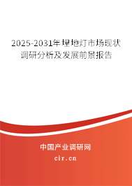 2025-2031年埋地燈市場現狀調研分析及發(fā)展前景報告
