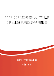 2025-2031年云南少兒藝術(shù)培訓(xùn)行業(yè)研究與趨勢(shì)預(yù)測(cè)報(bào)告