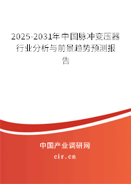 2025-2031年中國(guó)脈沖變壓器行業(yè)分析與前景趨勢(shì)預(yù)測(cè)報(bào)告