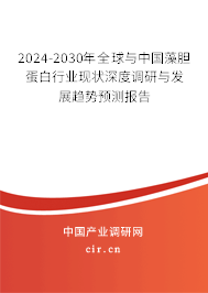 2024-2030年全球與中國藻膽蛋白行業(yè)現(xiàn)狀深度調(diào)研與發(fā)展趨勢預(yù)測報告