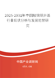 2025-2031年中國(guó)玻璃鋼井蓋行業(yè)現(xiàn)狀分析與發(fā)展前景研究