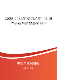 2025-2031年安徽乙烯行業(yè)研究分析與前景趨勢(shì)報(bào)告 2025-2031年安徽乙烯行業(yè)研究分析與前景趨勢(shì)報(bào)告