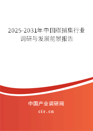2025-2031年中國(guó)碳捕集行業(yè)調(diào)研與發(fā)展前景報(bào)告