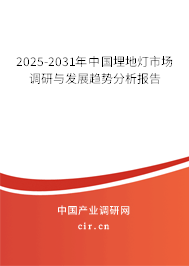2025-2031年中國埋地燈市場調研與發(fā)展趨勢分析報告