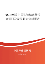 2025年版中國洗潔精市場深度調(diào)研及發(fā)展趨勢分析報告