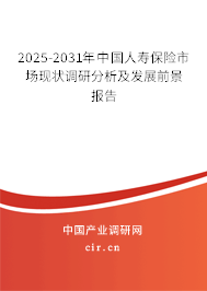 2025-2031年中國人壽保險市場現(xiàn)狀調(diào)研分析及發(fā)展前景報告 2025-2031年中國人壽保險市場現(xiàn)狀調(diào)研分析及發(fā)展前景報告