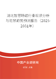 湖北智慧場館行業(yè)現(xiàn)狀分析與前景趨勢預測報告（2025-2031年）