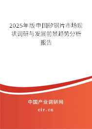 2025年版中國(guó)矽鋼片市場(chǎng)現(xiàn)狀調(diào)研與發(fā)展前景趨勢(shì)分析報(bào)告 2025年版中國(guó)矽鋼片市場(chǎng)現(xiàn)狀調(diào)研與發(fā)展前景趨勢(shì)分析報(bào)告