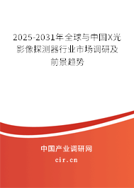 2025-2031年全球與中國(guó)X光影像探測(cè)器行業(yè)市場(chǎng)調(diào)研及前景趨勢(shì) 2025-2031年全球與中國(guó)X光影像探測(cè)器行業(yè)市場(chǎng)調(diào)研及前景趨勢(shì)