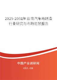 2025-2031年云南汽車再制造行業(yè)研究與市場前景報告 2025-2031年云南汽車再制造行業(yè)研究與市場前景報告