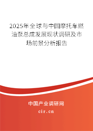 2025年全球與中國摩托車燃油泵總成發(fā)展現(xiàn)狀調(diào)研及市場前景分析報告