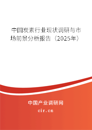 中國炭素行業(yè)現(xiàn)狀調(diào)研與市場前景分析報(bào)告(2025年) 中國炭素行業(yè)現(xiàn)狀調(diào)研與市場前景分析報(bào)告(2025年)