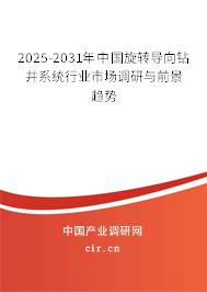 2025-2031年中國旋轉(zhuǎn)導(dǎo)向鉆井系統(tǒng)行業(yè)市場調(diào)研與前景趨勢