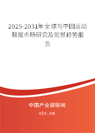 2025-2031年全球與中國運動鞋履市場研究及前景趨勢報告