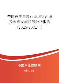 （最新）中國再生金屬行業(yè)現(xiàn)狀調(diào)研及未來發(fā)展趨勢分析報(bào)告