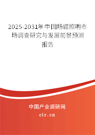 2025-2031年中國場館照明市場調(diào)查研究與發(fā)展前景預(yù)測報告