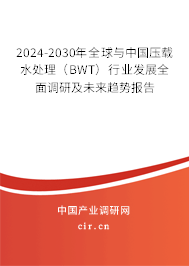 2024-2030年全球與中國壓載水處理(BWT)行業(yè)發(fā)展全面調(diào)研及未來趨勢報(bào)告 2024-2030年全球與中國壓載水處理(BWT)行業(yè)發(fā)展全面調(diào)研及未來趨勢報(bào)告