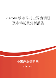2025年版滾珠行業(yè)深度調(diào)研及市場前景分析報(bào)告 2025年版滾珠行業(yè)深度調(diào)研及市場前景分析報(bào)告