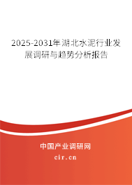 2025-2031年湖北水泥行業(yè)發(fā)展調(diào)研與趨勢(shì)分析報(bào)告