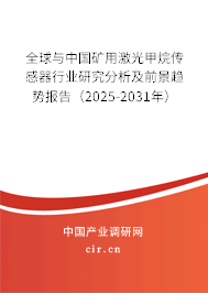 全球與中國礦用激光甲烷傳感器行業(yè)研究分析及前景趨勢報告(2025-2031年) 全球與中國礦用激光甲烷傳感器行業(yè)研究分析及前景趨勢報告(2025-2031年)