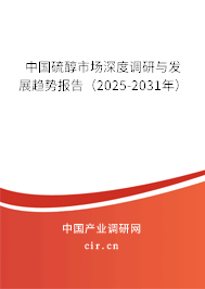 中國硫醇市場深度調(diào)研與發(fā)展趨勢報告(2025-2031年) 中國硫醇市場深度調(diào)研與發(fā)展趨勢報告(2025-2031年)