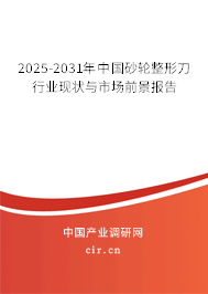 2025-2031年中國(guó)砂輪整形刀行業(yè)現(xiàn)狀與市場(chǎng)前景報(bào)告 2025-2031年中國(guó)砂輪整形刀行業(yè)現(xiàn)狀與市場(chǎng)前景報(bào)告