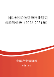 中國橡膠輪胎墊帶行業(yè)研究與趨勢分析(2025-2031年) 中國橡膠輪胎墊帶行業(yè)研究與趨勢分析(2025-2031年)
